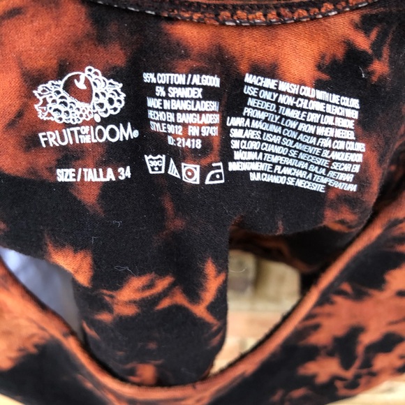 Tie Dye Crop Top - Picture 4 of 5